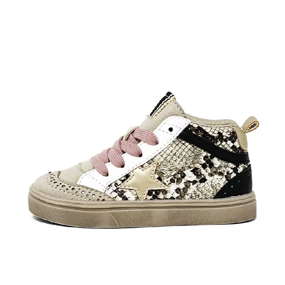 Paulina Toddler Snakeskin Sneaker