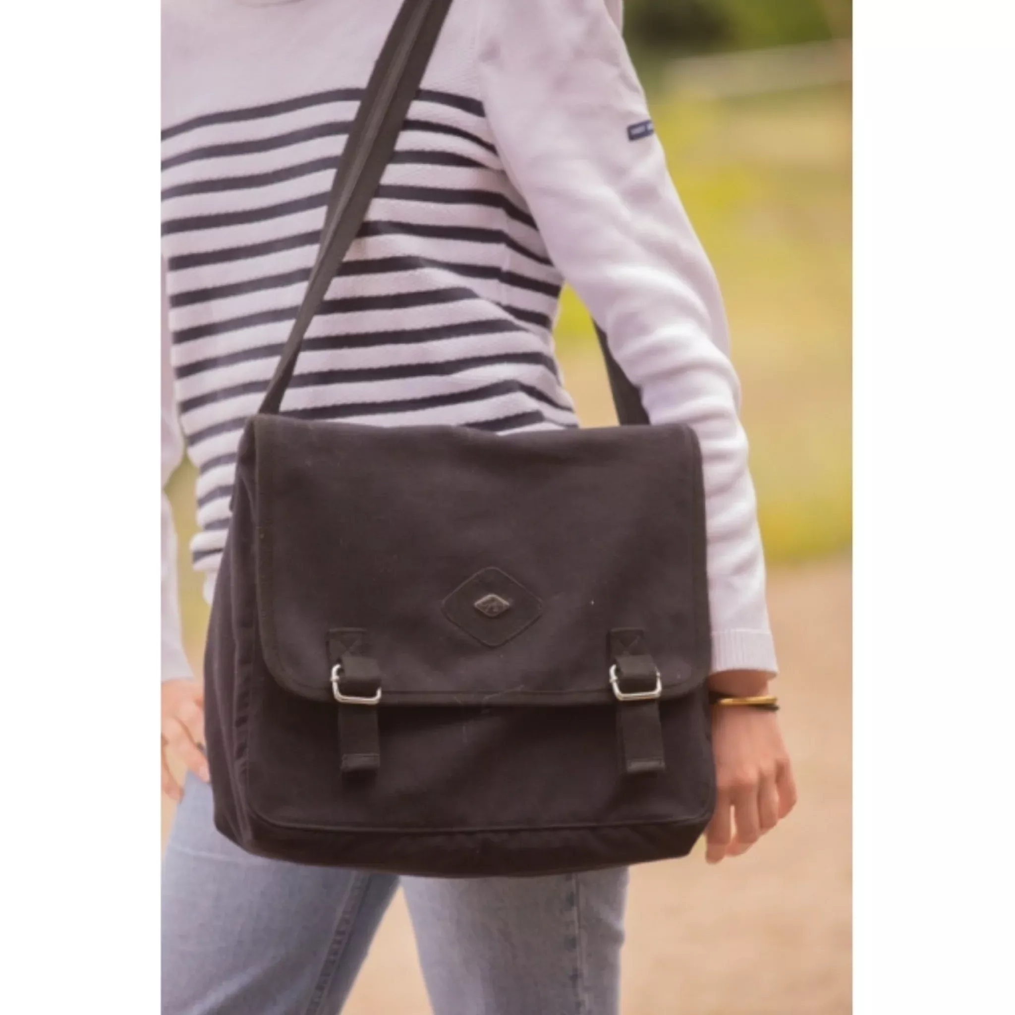 Penelope Canvas Messenger Bag