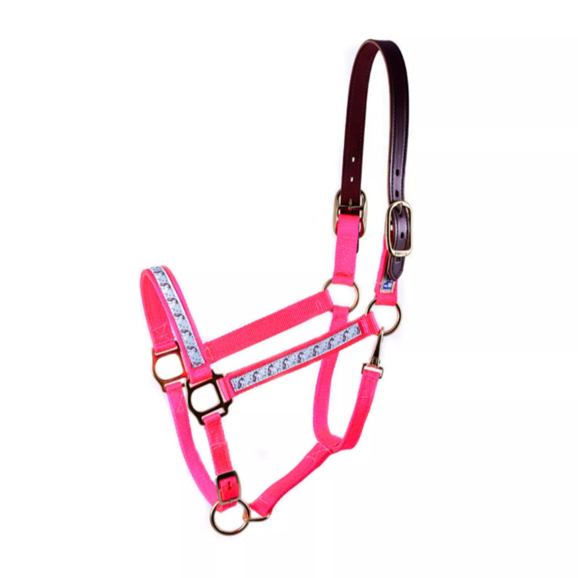 Perri's Ribbon Safety Halter - Pink Unicorns