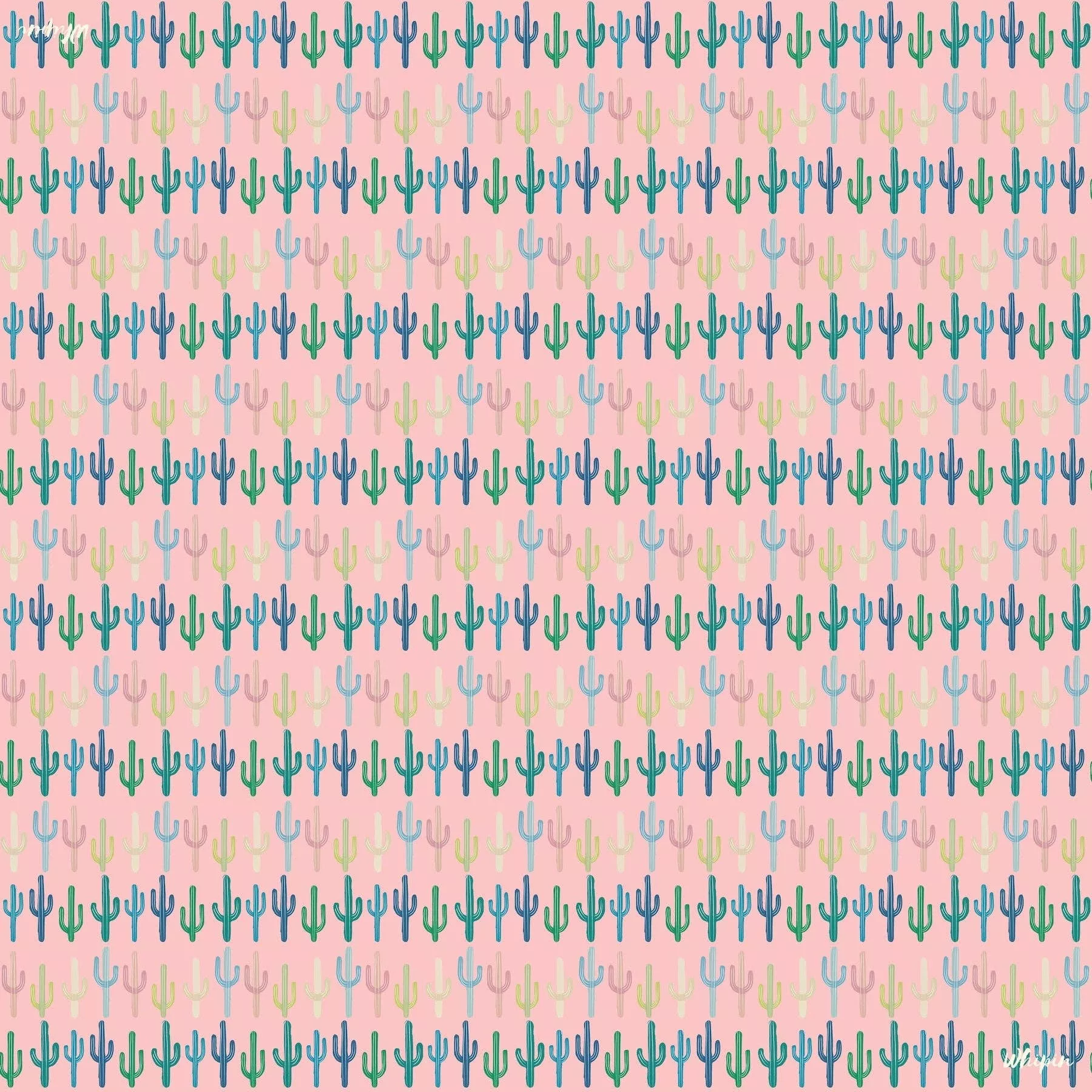 Pink Cactus XL Wild Rag