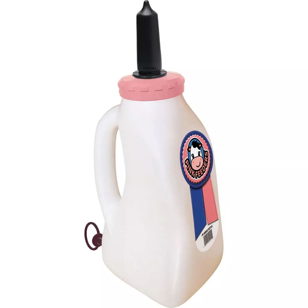 Pink Feeders Complete Handle Bottle 2 qt, White
