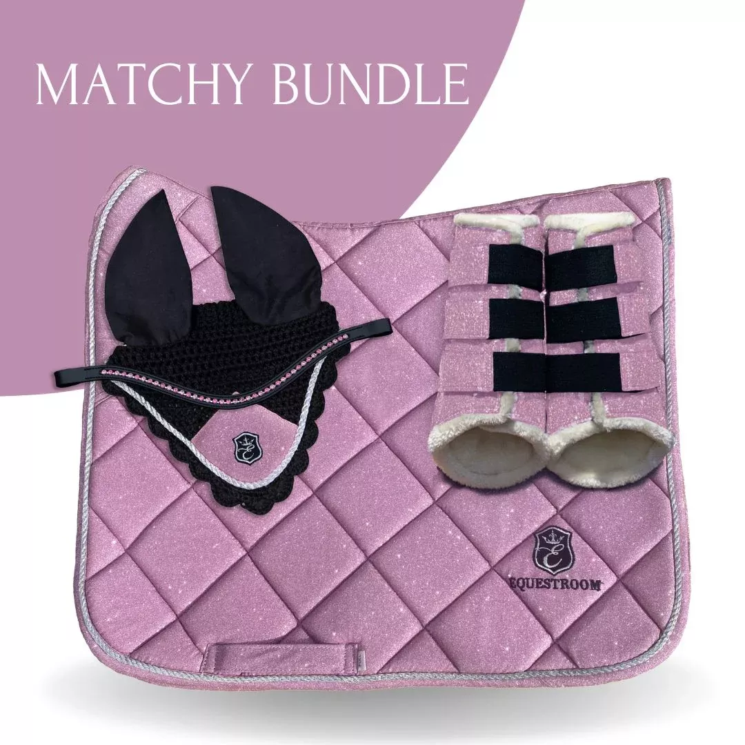 Pink Mist Saddle Pad Set