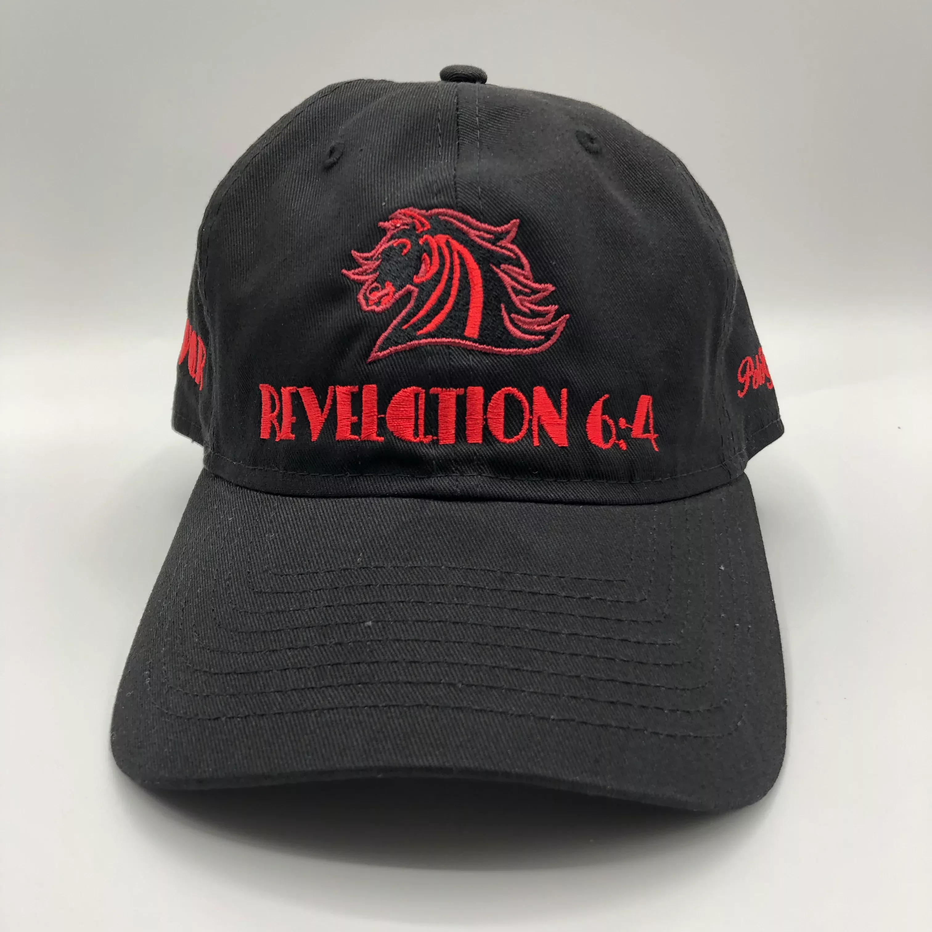 Polo Cap-4 Horsemen Unstructured War-Black