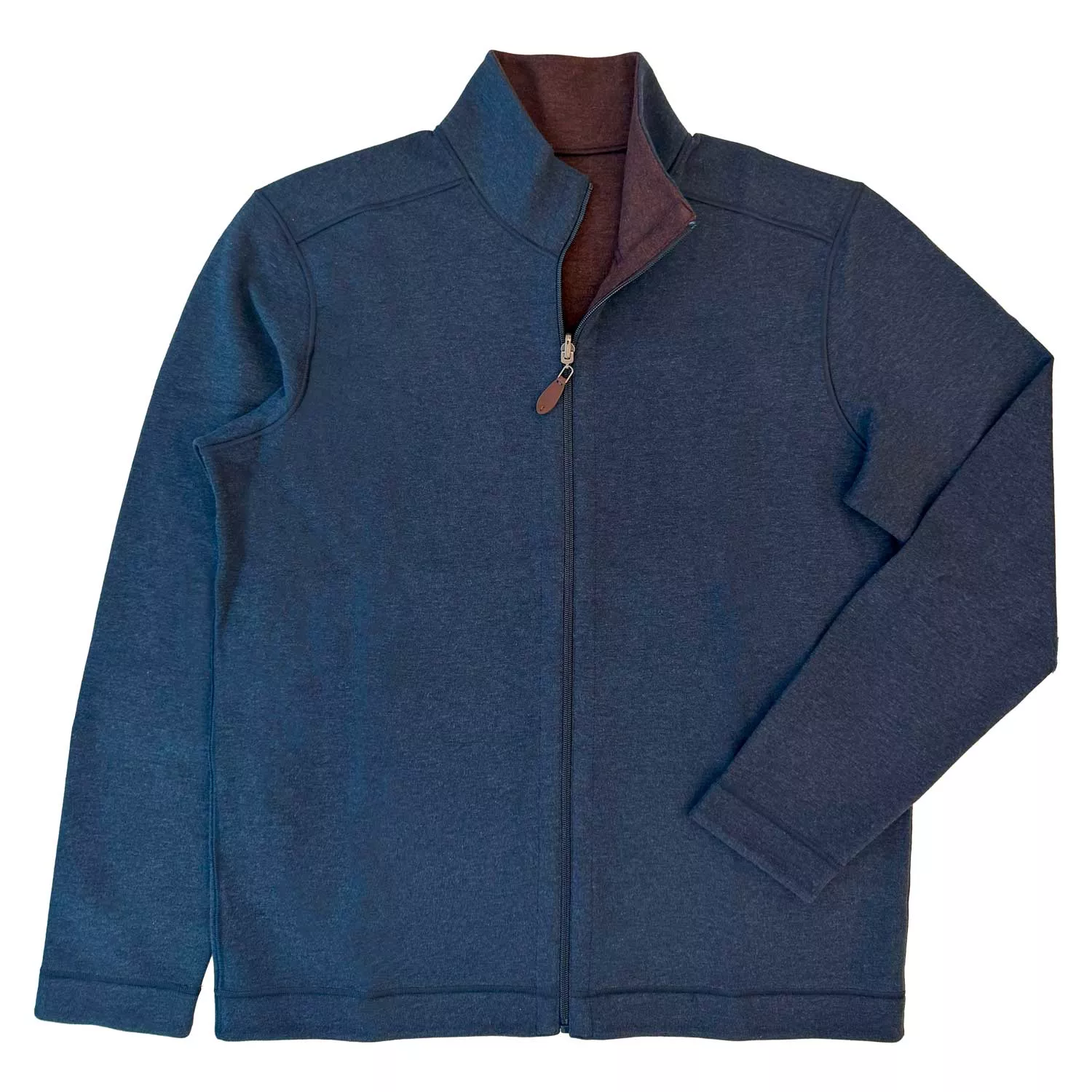 Polo Reversible FullZip Jacket – PGTexas Navy/Cocoa