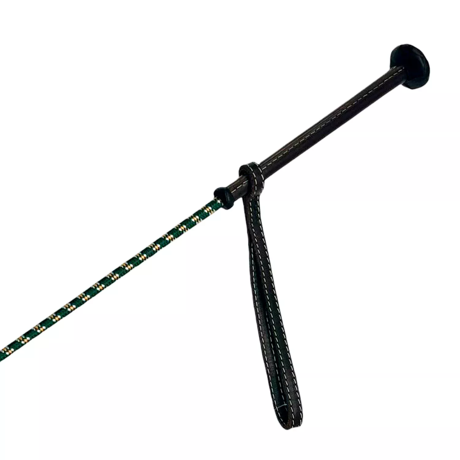 Polo Whip -Nylon with Leather Handle & Cap