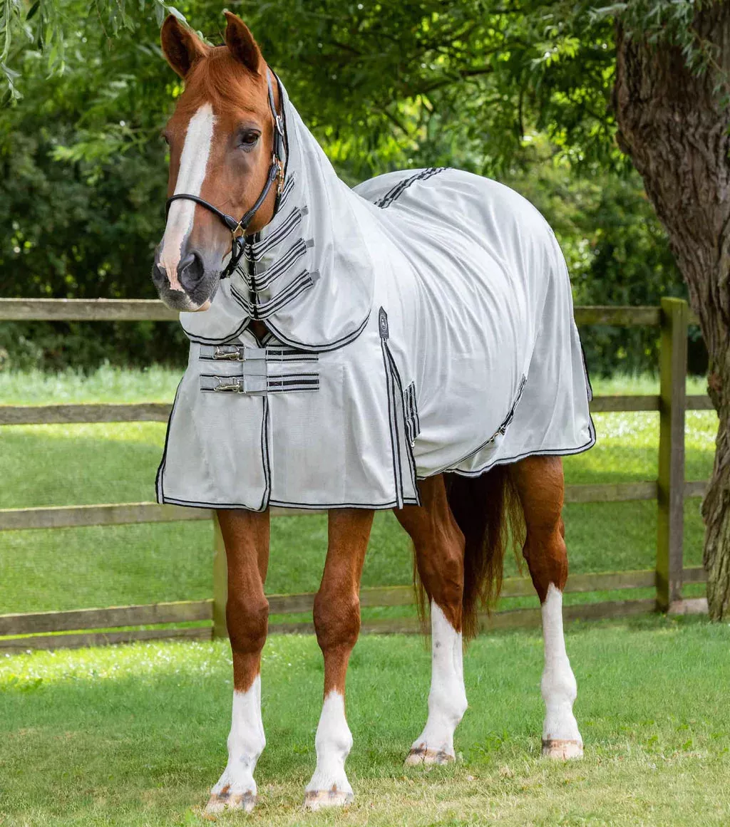 Premier Equine UK Fly Lite Bug Rug - Silver (75” or 78”)