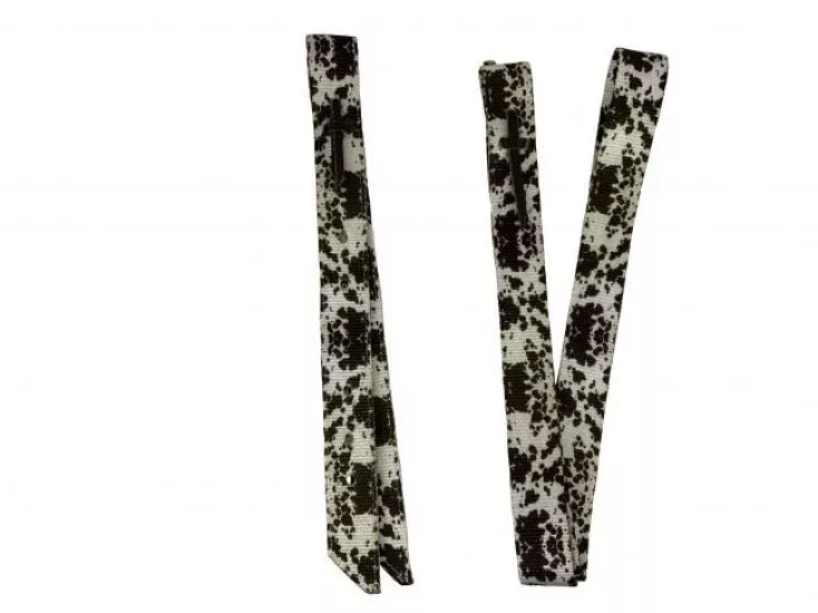 Premium Quality Cow Print Nylon tie strap and Off Billet set