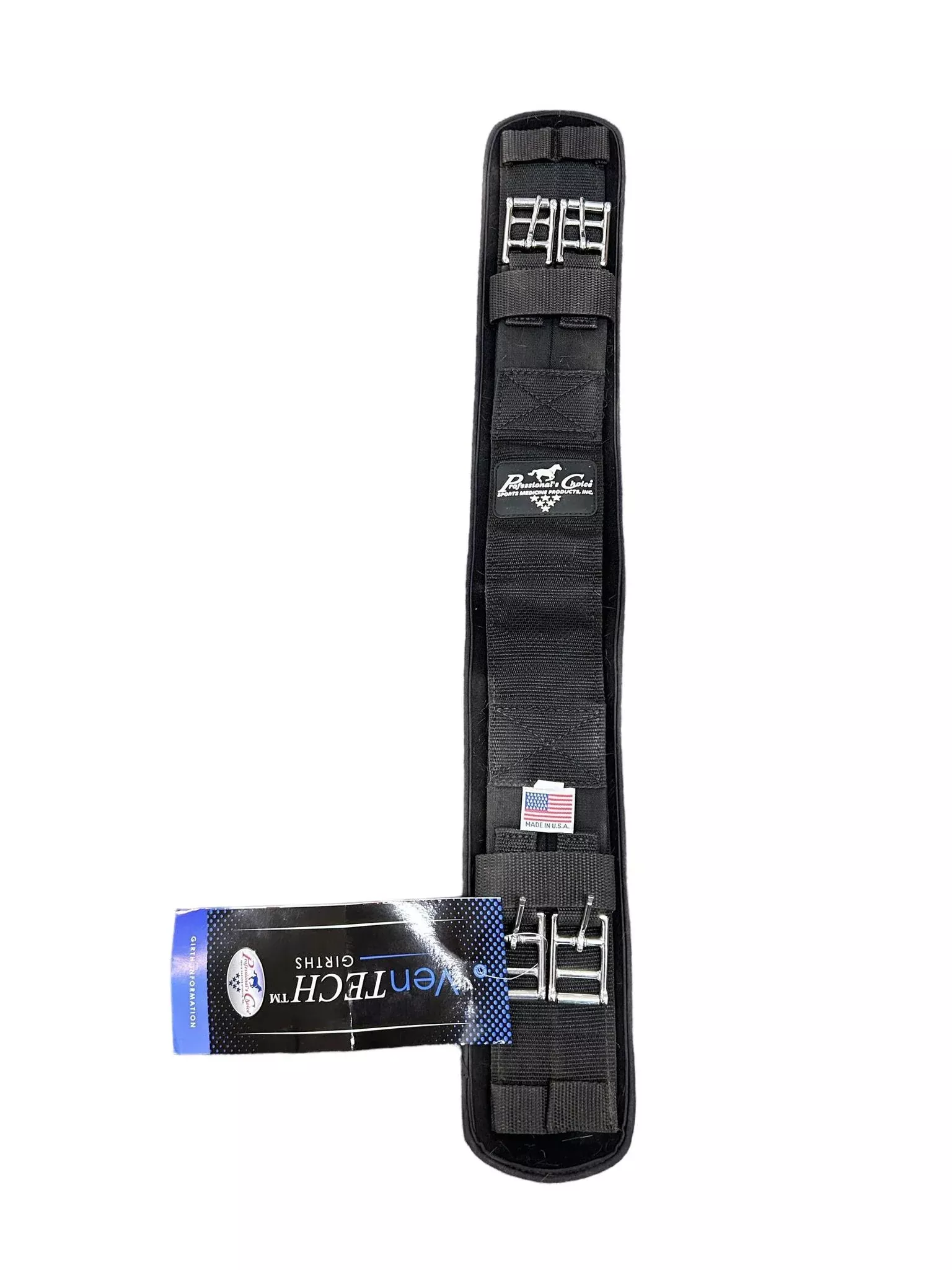 Professional's Choice Ventech Girth - Black - 22in - USED