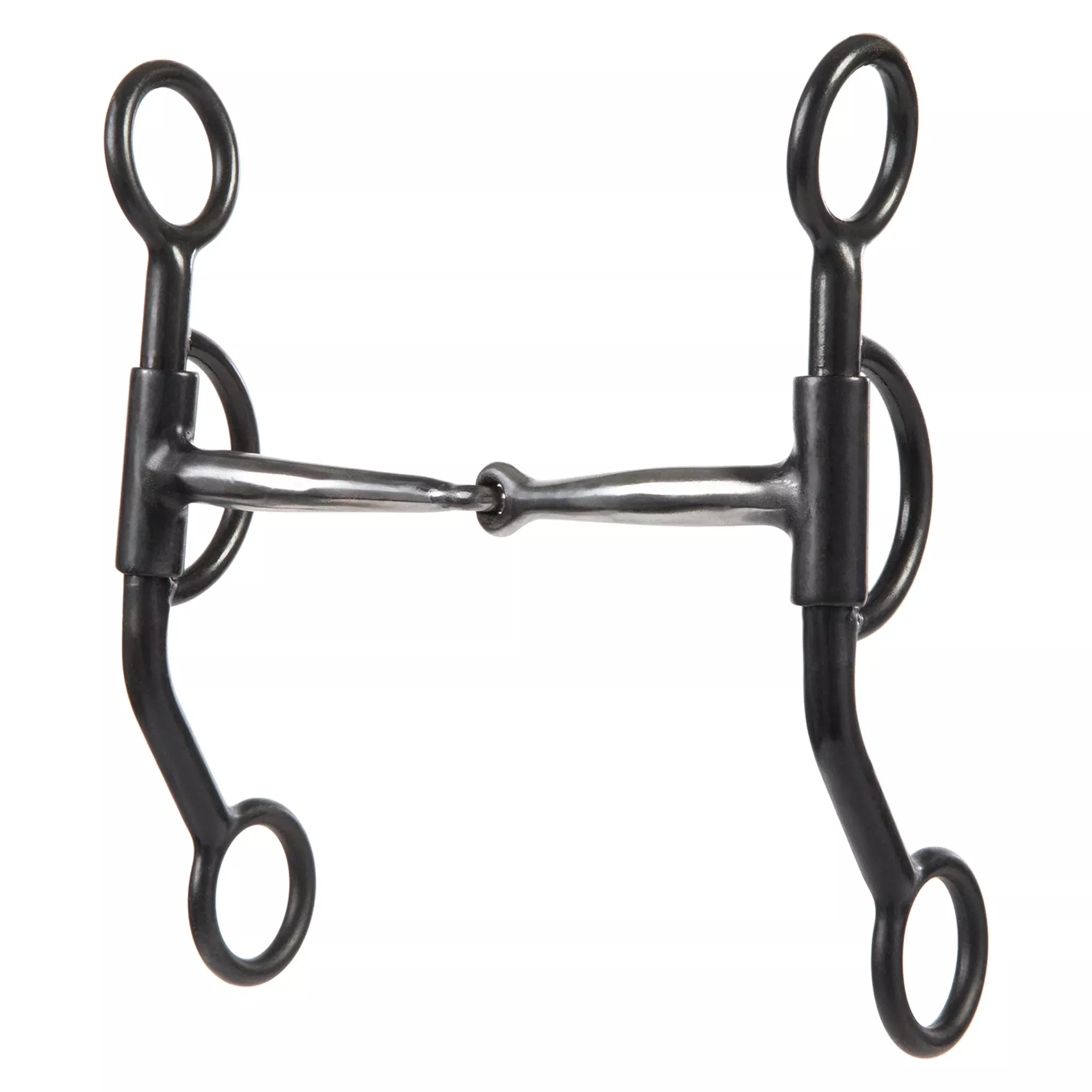 Professional Snaffle Bit with 5" Sweet Iron Mouth with Copper Inlay