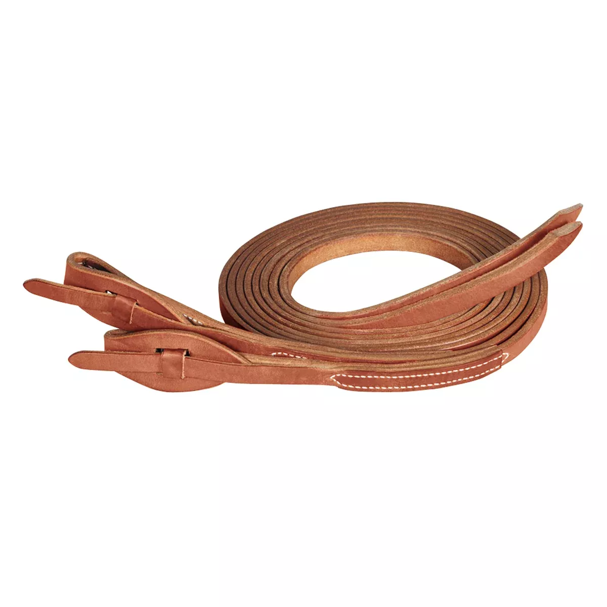 ProTack Quick Change Split Reins, Leather Tab Bit Ends