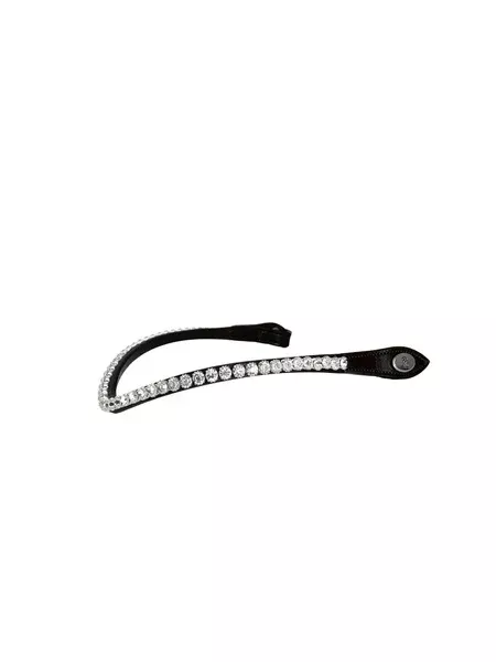 PS Of Sweeden Browband Slim Crystal White - Brown