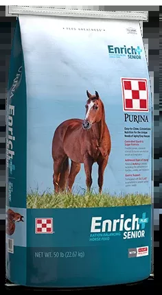 Purina Enrich Plus Senior Ration Balancing Horse Feed