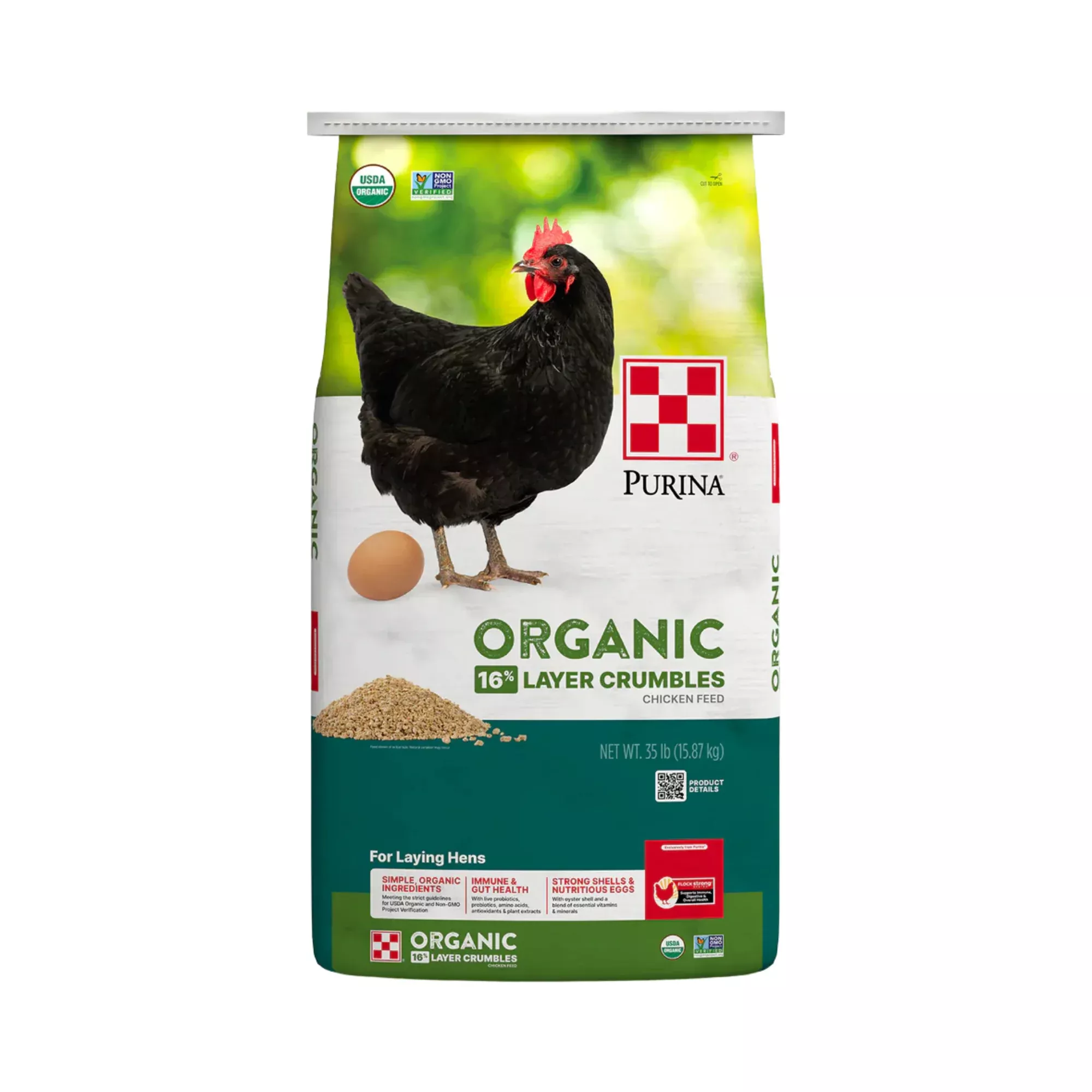Purina Organic Layer Crumbles Chicken Feed