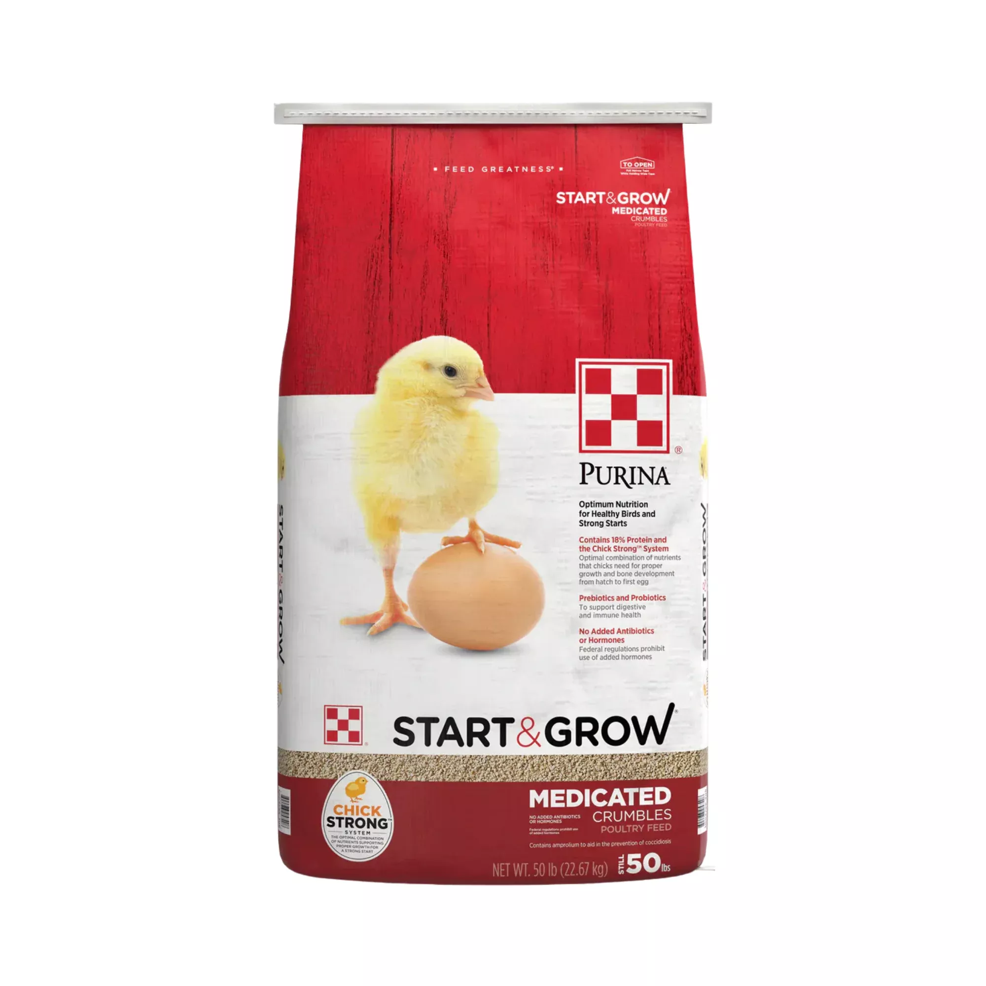 Purina Start & Grow Medicated Chick Feed