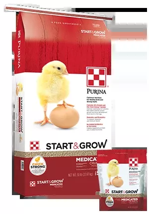 Purina Start & Grow Medicated Chick Starter