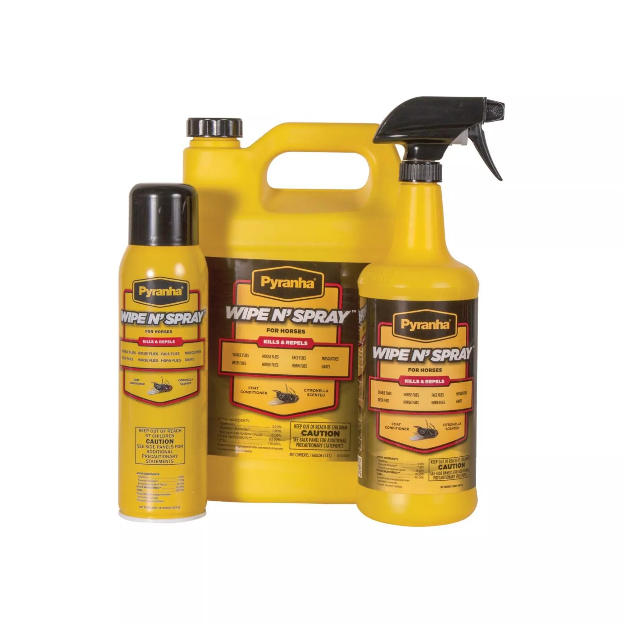Pyranha Wipe n' Spray Fly Spray