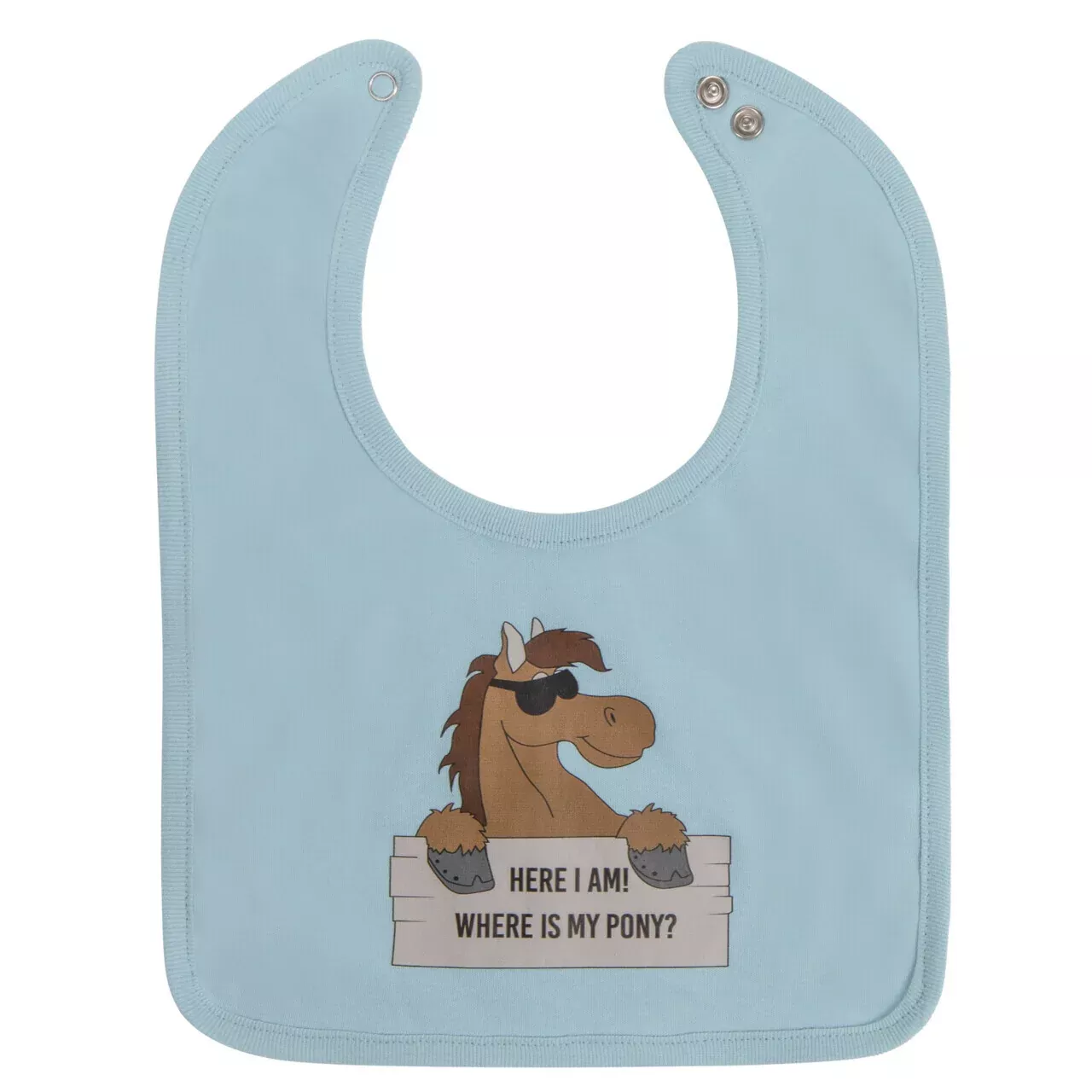 QHP Bib Bobby-Baby Blue