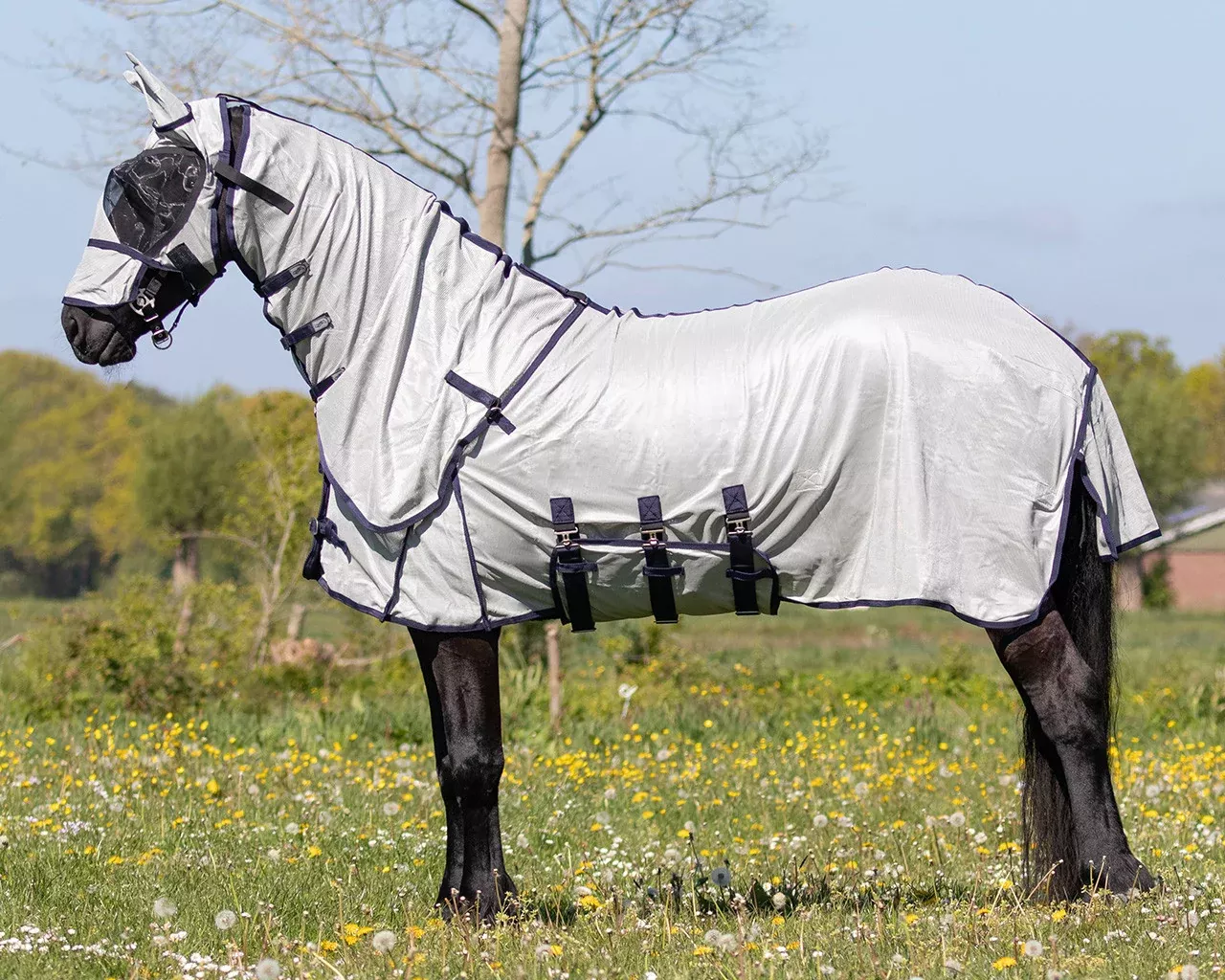QHP Big Neck Oversized Fly Sheet with Hood and Neck