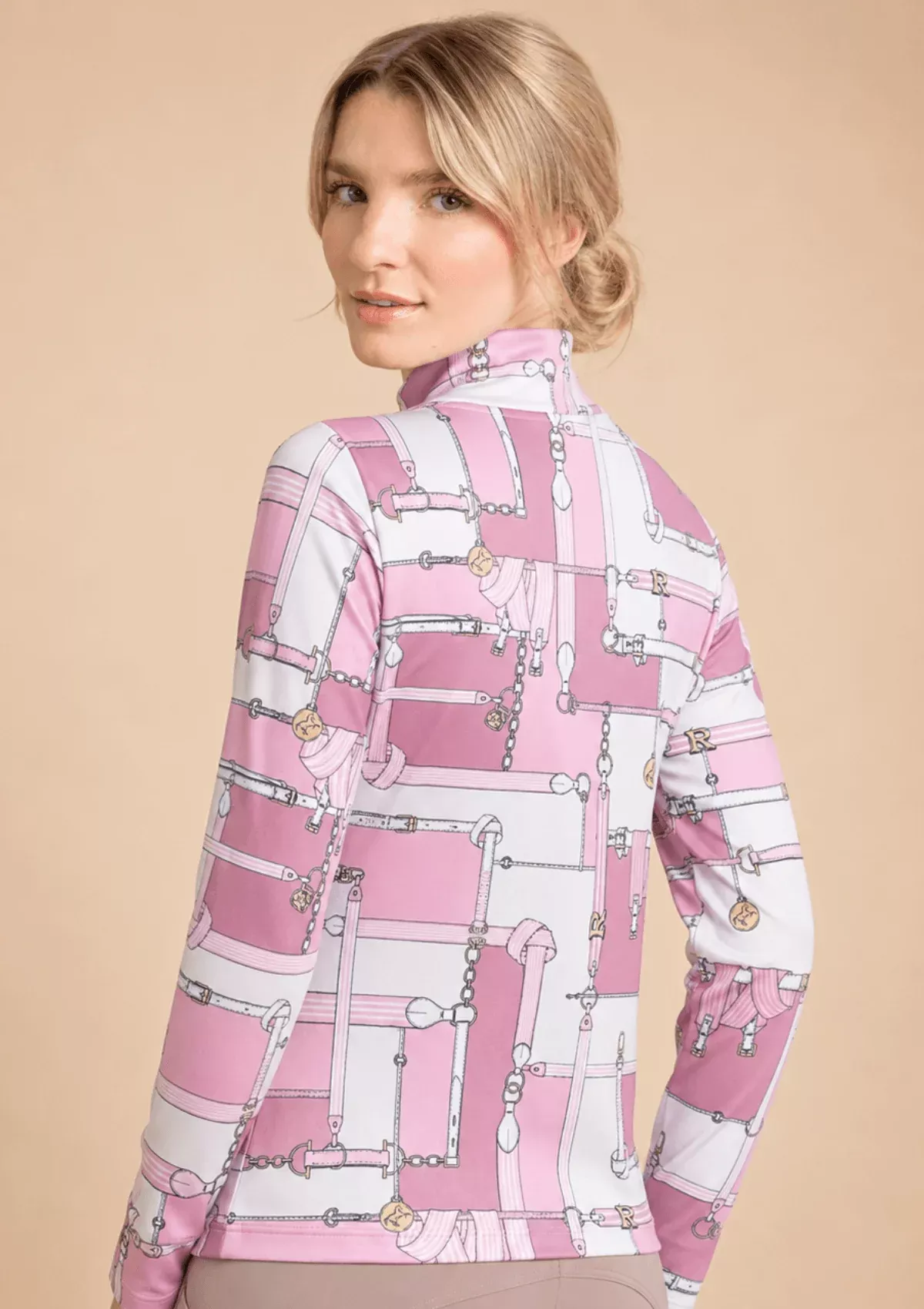 Rönner | Harmony Midlayer – Jubilea Print - Blush – Long Sleeve