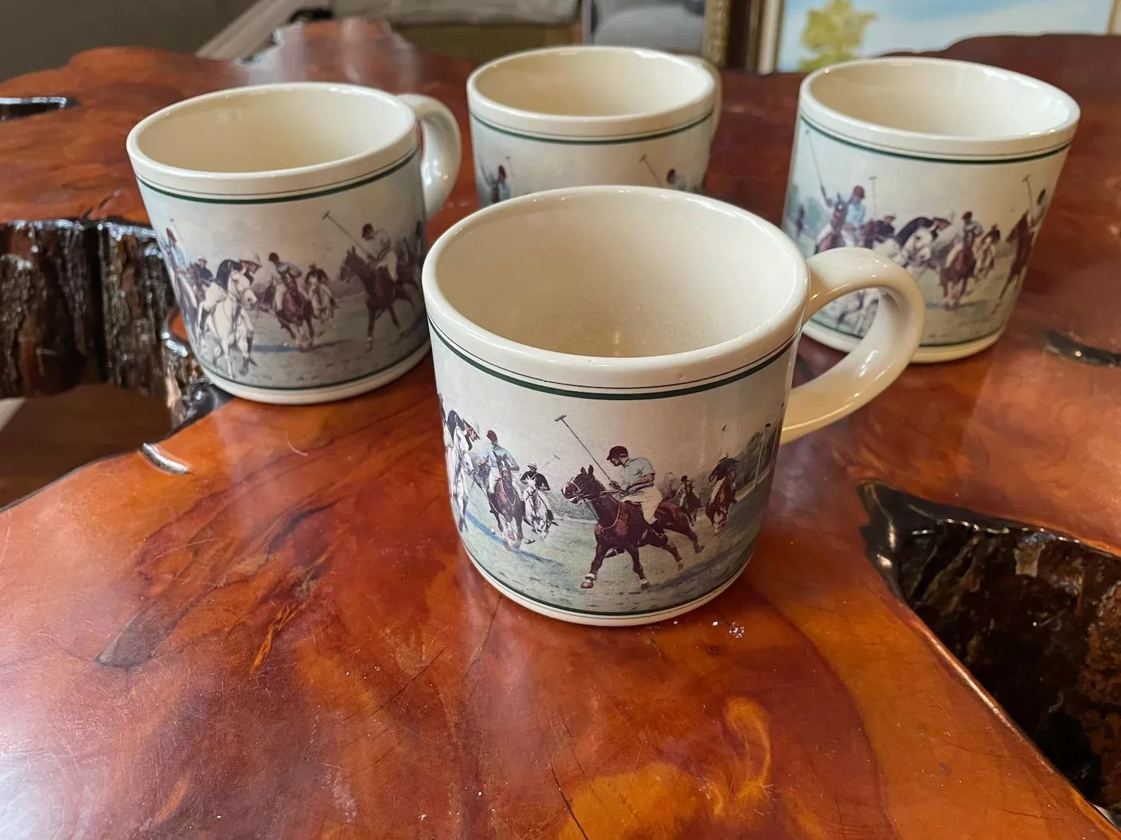 Ralph Lauren Vintage Polo Match Mugs, Set of 2
