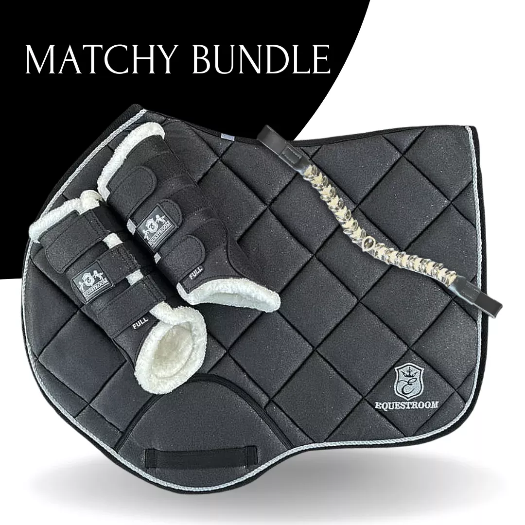 Rare Onyx Saddle Pad Set (Limited Edition)