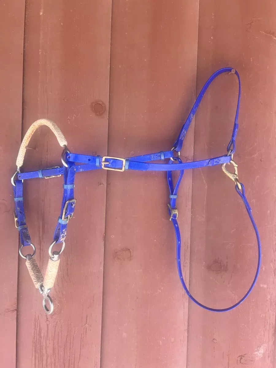 Rawhide Covered Scissor Bosal - Bitless Bridle - Vosal BS1111