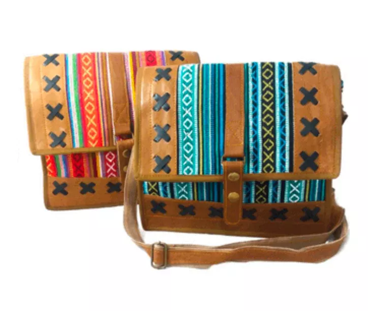 Rectangular Gyari Leather Bag