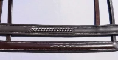 RED BARN CHAIN NOSEBAND