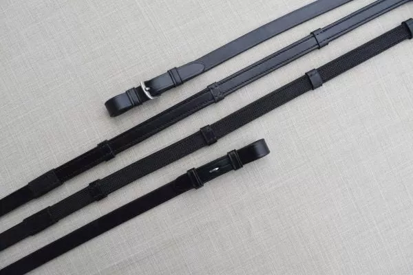 Red Barn Easy Grip Reins with Stops
