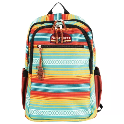 Red Dirt Teal/Rust Aztec Backpack