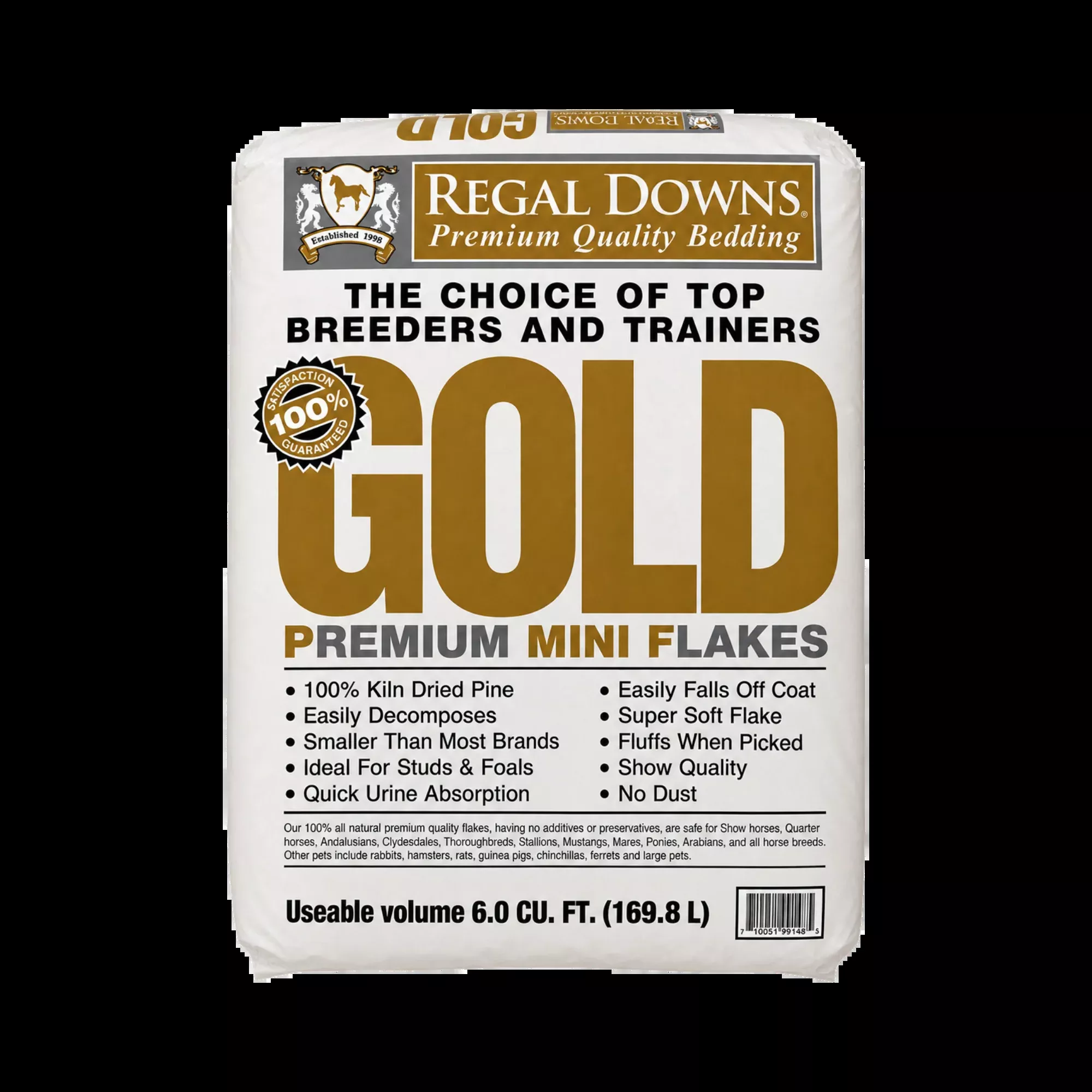 Regal Downs Gold Premium Mini Flakes Pine Shavings Bedding