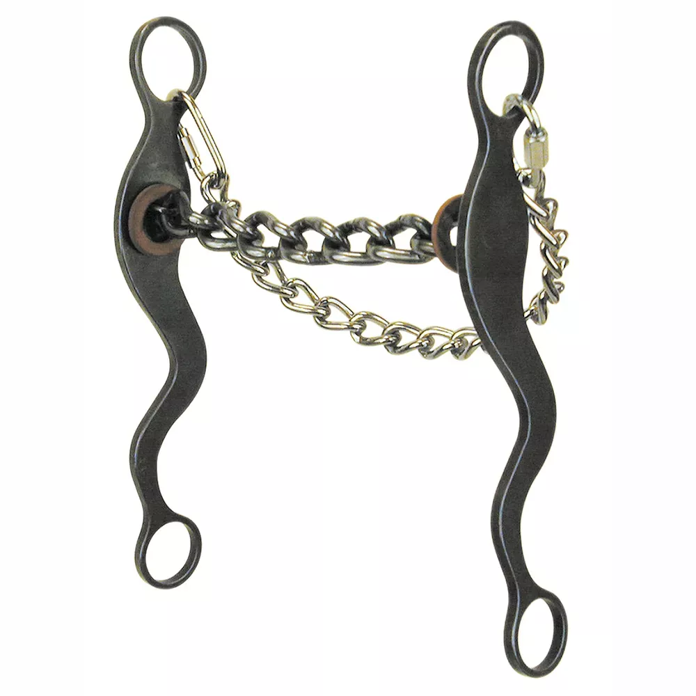 Reinsman Mike Beers Blue Steel Chain Bit
