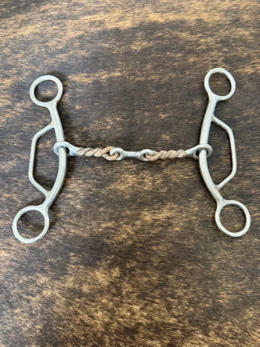 Reinsman Rosie Twisted Wire Dogbone Gag 330 BitB1346