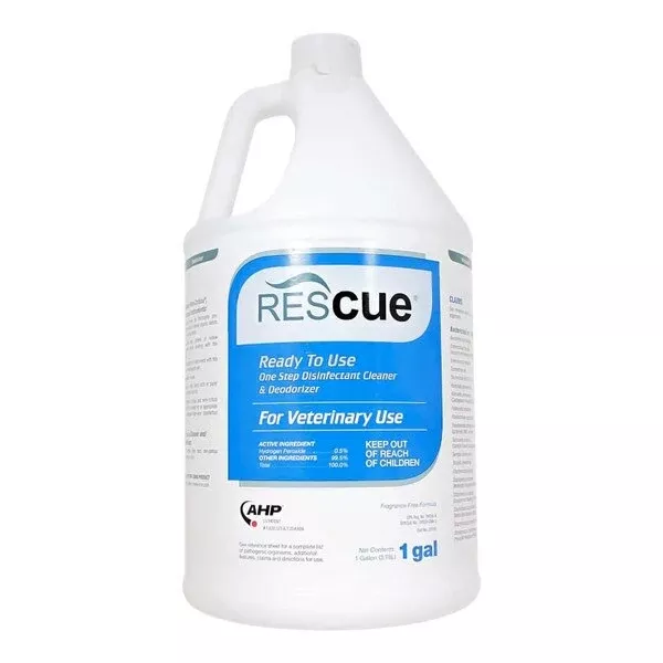 Rescue Disinfectant Ready to Use Liquid, One Step Disinfecta