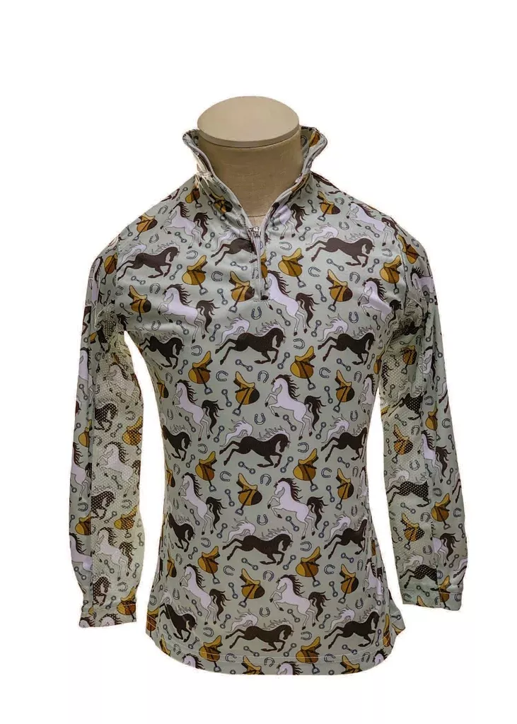 RHC Youth Saddle Horse Sun Shirt