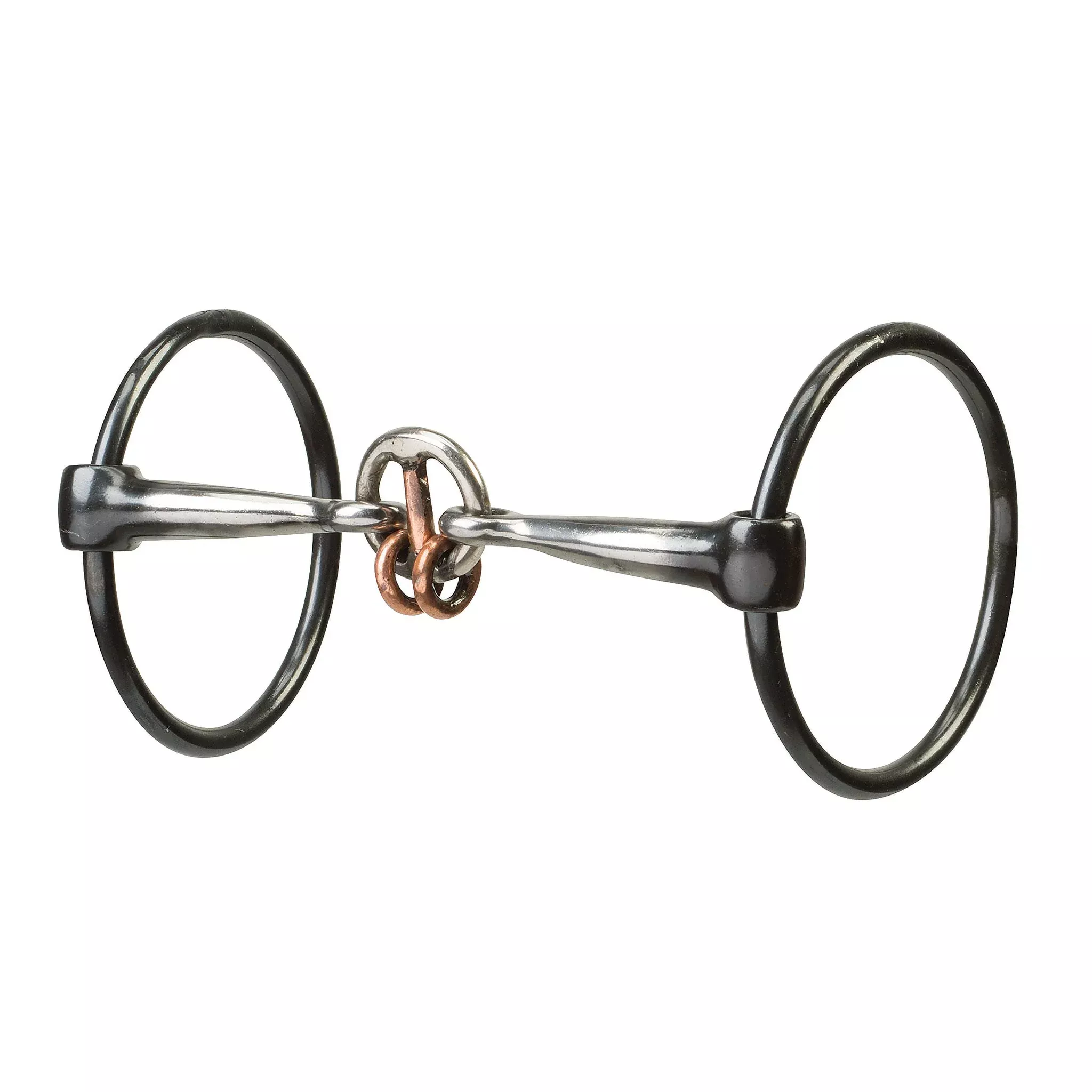 Ring Snaffle Bit with 5" Sweet Iron Smooth Lifesaver Mouth