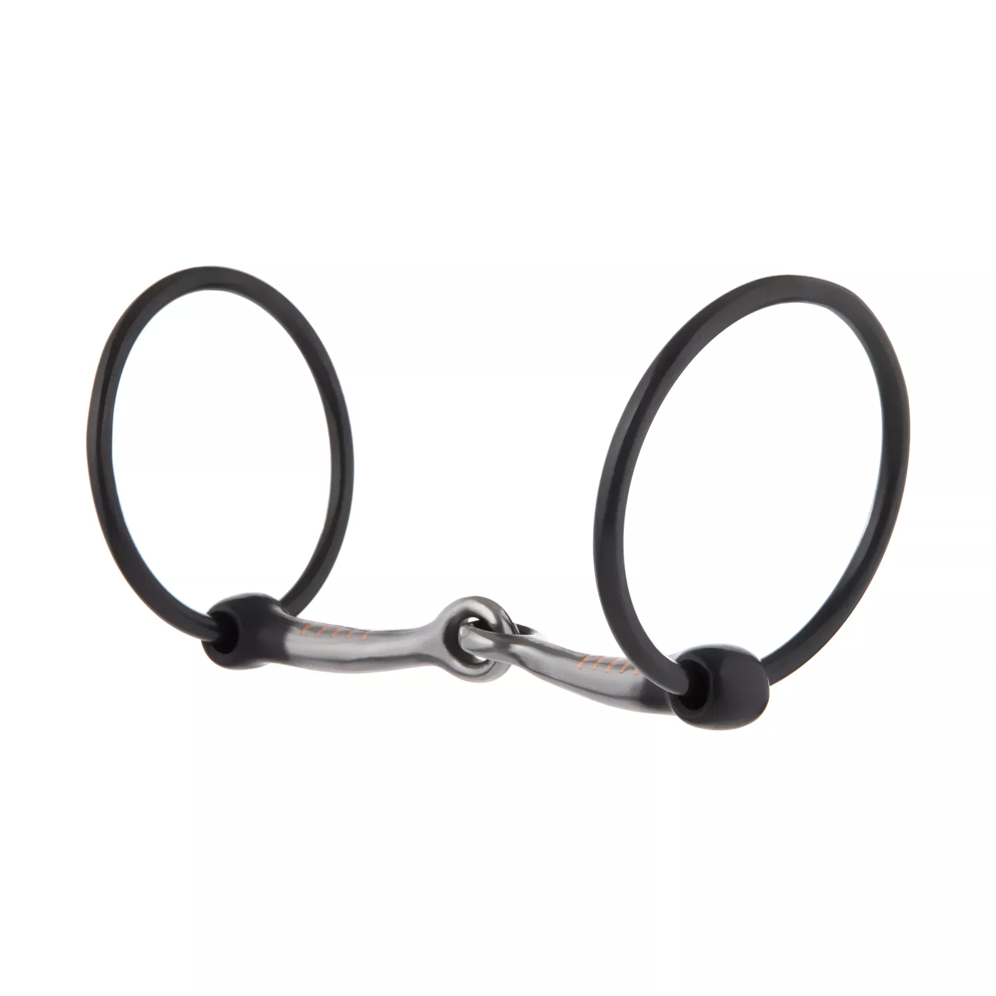 Ring Snaffle Bit with 5" Sweet Iron Snaffle Mouth with Copper Inlay