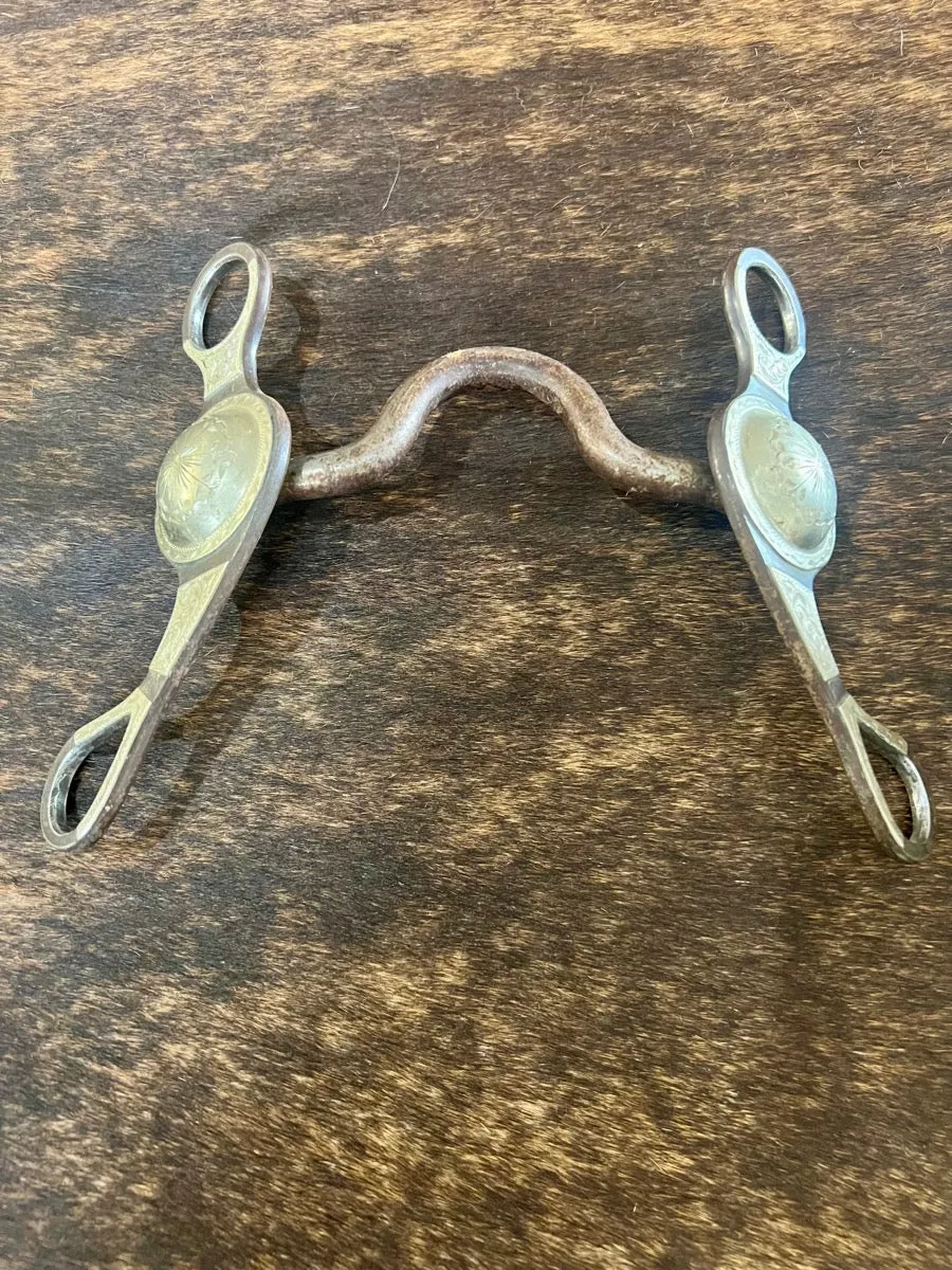 Robert Campbell Silver Mounted Concho Cheek Correction BitB1241
