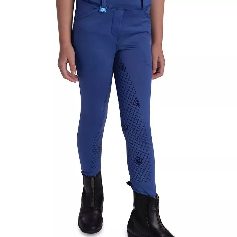 Romfh Kids’ Scarlett Full Grip Pull On Tights – Dutch Blue