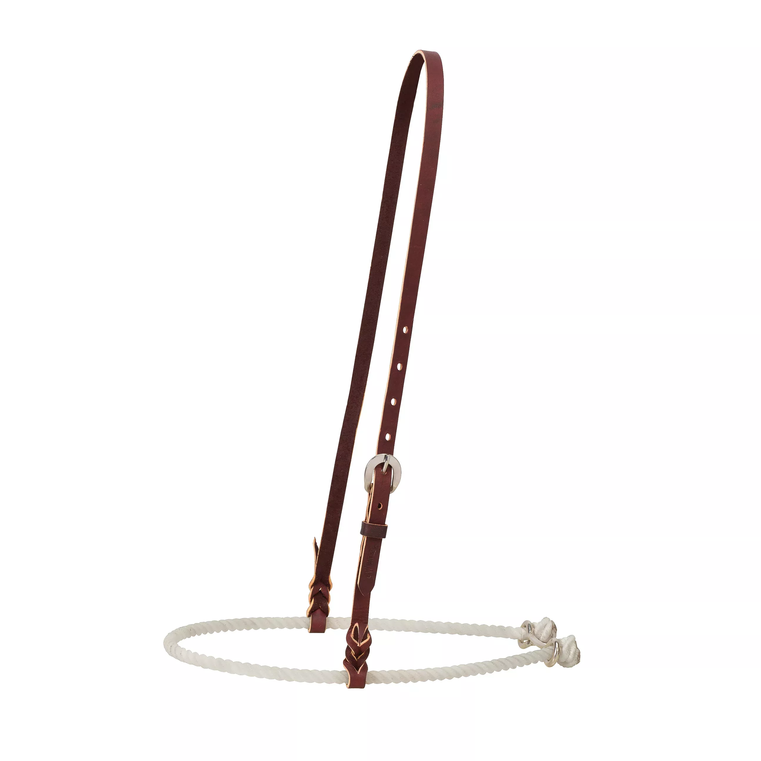 Rope and Latigo Leather Noseband