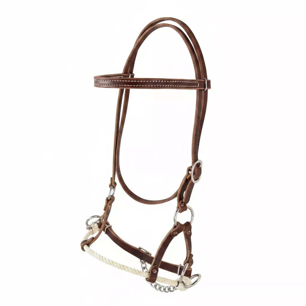 Rope Side-Pull with Brow Band