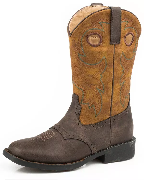Roper Kids Boots | Daniel | Brown / Tan