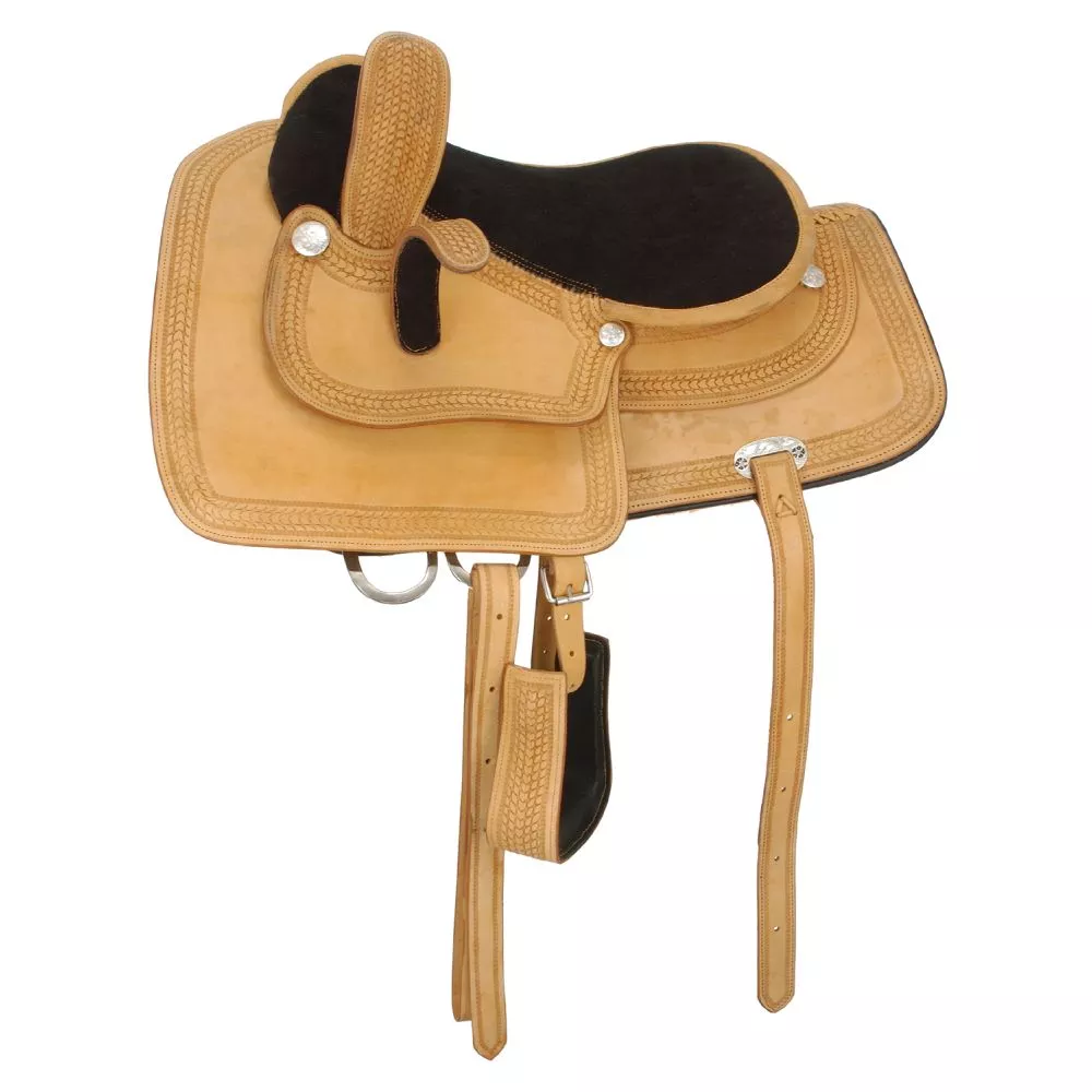 Royal King Border Tooled Side Saddle Package