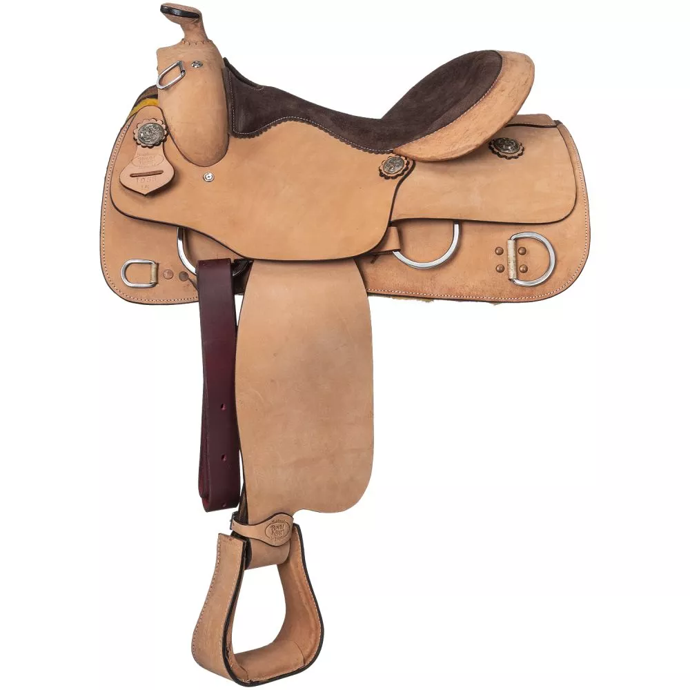 Royal King Roughout Training Saddle Package with Suede Seat