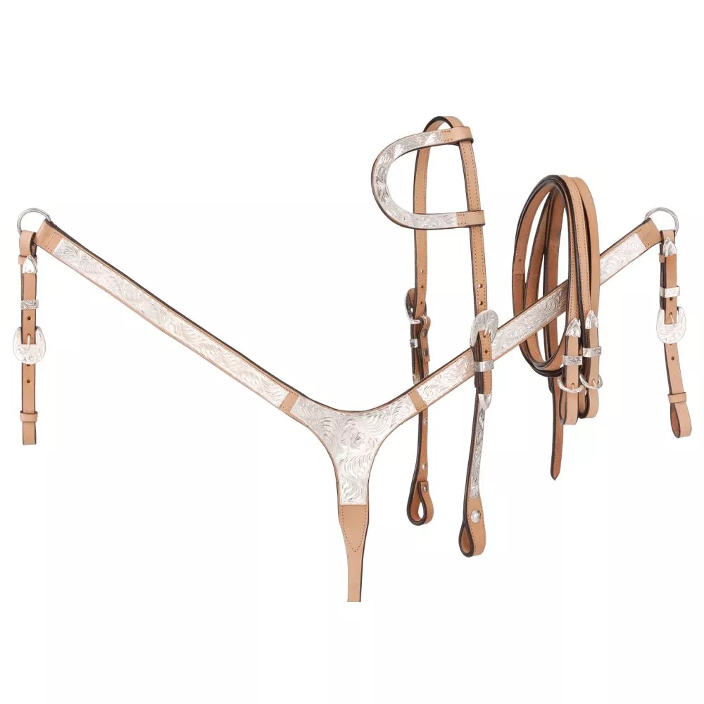 Royal King Single Ear Silver Tack Set