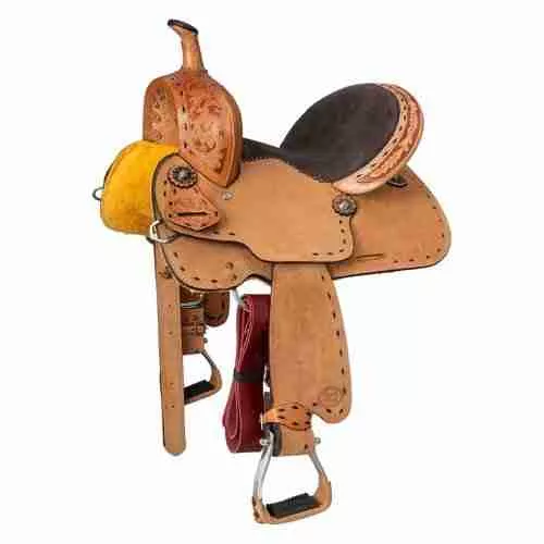 Royal King Youth Reno Rough Barrel Saddle Pk