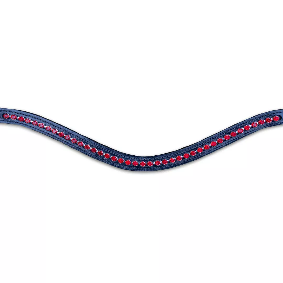 Ruby Red Crystal Browband