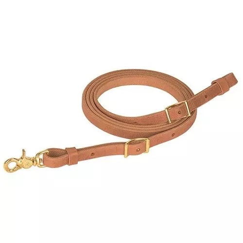 Russet Single-Ply Heavy Harness Roper Rein