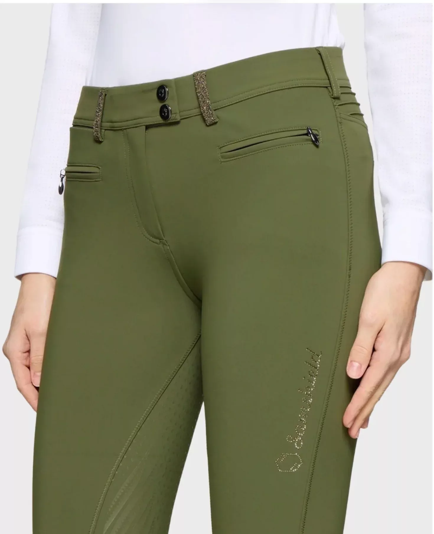 Samshield Capucine Crystal Ferna Full Grip Breech - Kaki