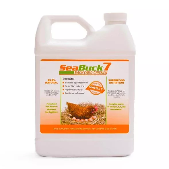 Seabuck 7 Backyard Chickens Feed Additive, 32 oz